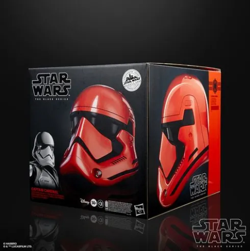Star Wars The Black Series Galaxy’s Edge Captain Cardinal Electronic Helmet