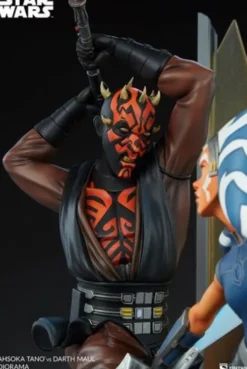 Star Wars: The Clone Wars Diorama Ahsoka Tano vs Darth Maul 51 cm