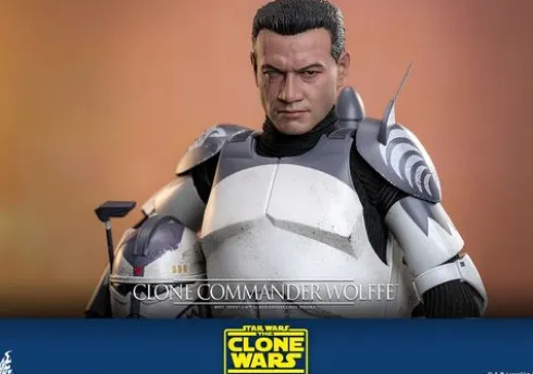 Star Wars: The Clone Wars Figura 1/6 Clone Commander Wolffe 30 cm