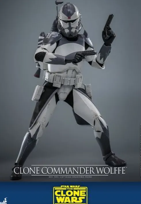 Star Wars: The Clone Wars Figura 1/6 Clone Commander Wolffe 30 cm