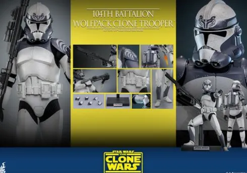 Star Wars The Clone Wars Figura 1/6 104th Battalion Wolfpack Clone Trooper 30 cm