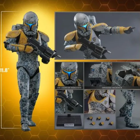 Star Wars: The Clone Wars Figura 1/6 Clone Commando Gregor Hot Toys Exclusive 30 cm