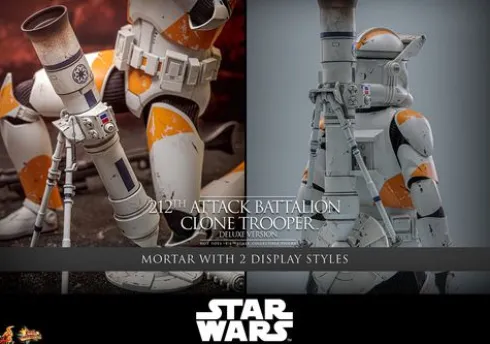Star Wars: The Clone Wars Figura 1/6 212th Attack Battalion Clone Trooper Deluxe Version 30 cm