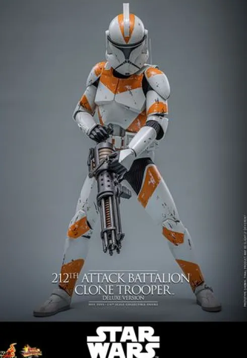 Star Wars: The Clone Wars Figura 1/6 212th Attack Battalion Clone Trooper Deluxe Version 30 cm