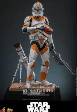 Star Wars: The Clone Wars Figura 1/6 212th Attack Battalion Clone Trooper Deluxe Version 30 cm