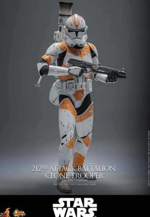 Star Wars: The Clone Wars Figura 1/6 212th Attack Battalion Clone Trooper Deluxe Version 30 cm