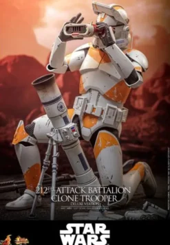 Star Wars: The Clone Wars Figura 1/6 212th Attack Battalion Clone Trooper Deluxe Version 30 cm