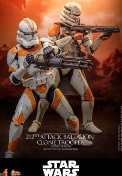 Star Wars: The Clone Wars Figura 1/6 212th Attack Battalion Clone Trooper Deluxe Version 30 cm