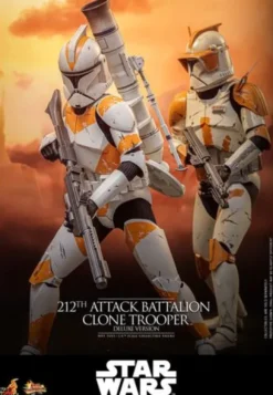 Star Wars: The Clone Wars Figura 1/6 212th Attack Battalion Clone Trooper Deluxe Version 30 cm