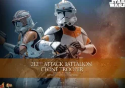 Star Wars: The Clone Wars Figura 1/6 212th Attack Battalion Clone Trooper Deluxe Version 30 cm