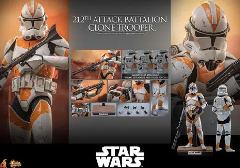 Star Wars The Clone Wars Figura 1/6 212th Attack Battalion Clone Trooper 30 cm