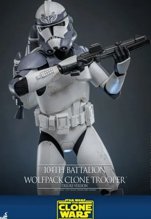 Star Wars The Clone Wars Figura 1/6 104th Battalion Wolfpack Clone Trooper Deluxe Version 30 cm