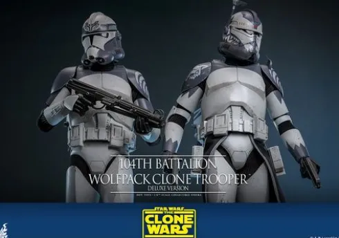 Star Wars The Clone Wars Figura 1/6 104th Battalion Wolfpack Clone Trooper Deluxe Version 30 cm