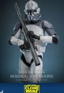 Star Wars The Clone Wars Figura 1/6 104th Battalion Wolfpack Clone Trooper Deluxe Version 30 cm