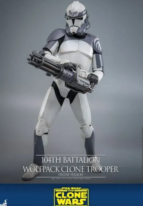 Star Wars The Clone Wars Figura 1/6 104th Battalion Wolfpack Clone Trooper Deluxe Version 30 cm