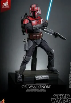 Star Wars: The Clone Wars Figura Movie Masterpiece 1/6 Obi-Wan (Mandalorian Armor) Hot Toys Exclusive 31 cm