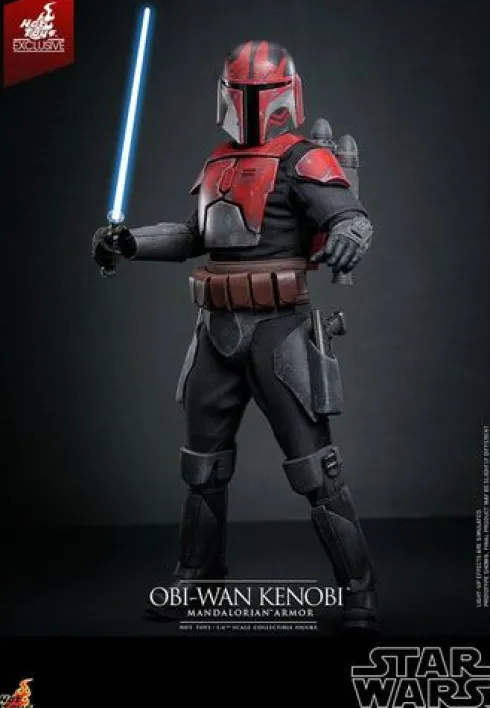 Star Wars: The Clone Wars Figura Movie Masterpiece 1/6 Obi-Wan (Mandalorian Armor) Hot Toys Exclusive 31 cm