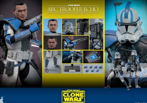 Star Wars The Clone Wars Figura Movie Masterpiece 1/6 Arc Trooper Echo
