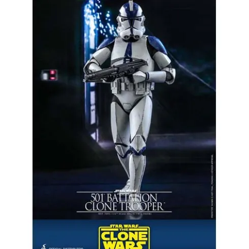Star Wars The Clone Wars Figura 1/6 501st Battalion Clone Trooper 30 cm