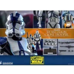 Star Wars The Clone Wars Figura 1/6 501st Battalion Clone Trooper 30 cm