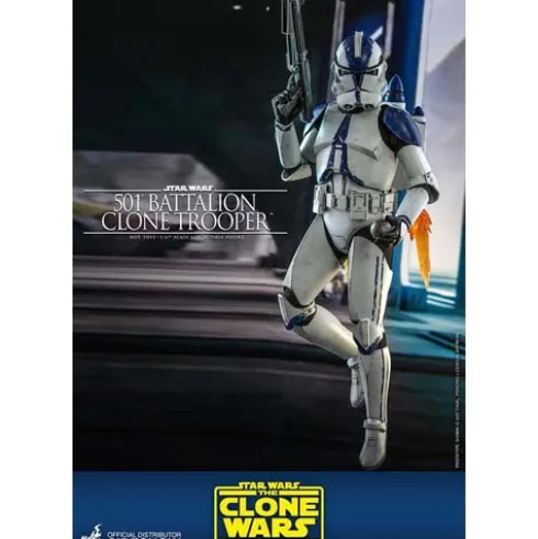 Star Wars The Clone Wars Figura 1/6 501st Battalion Clone Trooper 30 cm