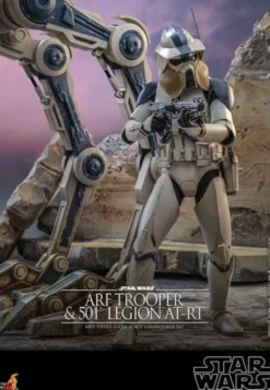 Star Wars The Clone Wars Figura 1/6 ARF Trooper & 501st Legion AT-RT 30 cm