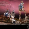 Star Wars The Clone Wars Figura 1/6 Heavy Weapons Clone Trooper & BARC Speeder with Sidecar 30 cm