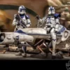 Star Wars The Clone Wars Figura 1/6 Commander Appo & BARC Speeder 30 cm