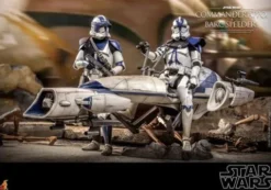 Star Wars The Clone Wars Figura 1/6 Commander Appo & BARC Speeder 30 cm