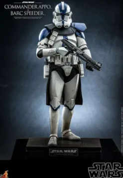Star Wars The Clone Wars Figura 1/6 Commander Appo & BARC Speeder 30 cm