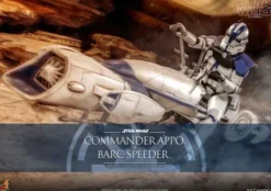 Star Wars The Clone Wars Figura 1/6 Commander Appo & BARC Speeder 30 cm