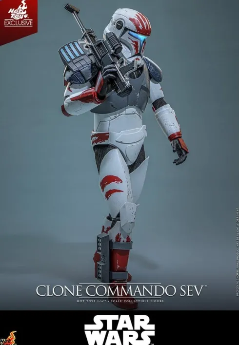Star Wars: The Clone Wars Television Masterpiece Figura 1/6 Clone Commando Sev (Hot Toys Exclusive) 30 cm