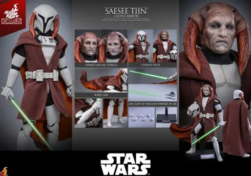 Star Wars: The Clone Wars Television Masterpiece Figura 1/6 Saesee Tiin (Clone Armor) (Hot Toys Exclusive) 32 cm