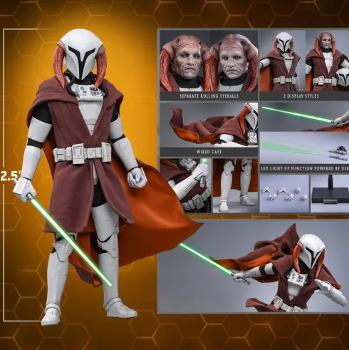 Star Wars: The Clone Wars Television Masterpiece Figura 1/6 Saesee Tiin (Clone Armor) (Hot Toys Exclusive) 32 cm