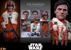 Star Wars: The Force Awakens Figura Movie Masterpiece 1/6 Poe Dameron 30 cm