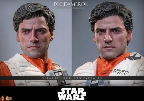 Star Wars: The Force Awakens Figura Movie Masterpiece 1/6 Poe Dameron 30 cm