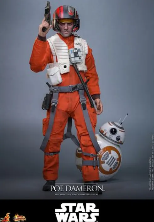 Star Wars: The Force Awakens Figura Movie Masterpiece 1/6 Poe Dameron 30 cm