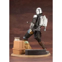 Star Wars The Mandalorian Estatua ARTFX 1/7 Mandalorian & The Child 26 cm
