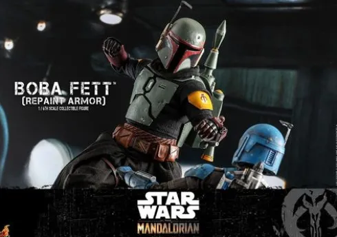 Star Wars: The Mandalorian Figura 1/6 Boba Fett Repaint Armor Special Edition 30 cm