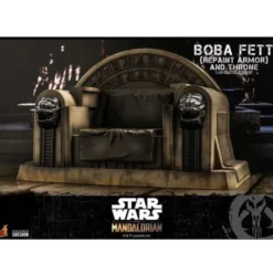 Star Wars The Mandalorian Figura 1/6 Boba Fett (Repaint Armor) and Throne 30 cm Hot Toys