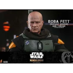 Star Wars The Mandalorian Figura 1/6 Boba Fett (Repaint Armor) and Throne 30 cm Hot Toys