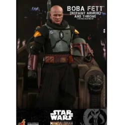 Star Wars The Mandalorian Figura 1/6 Boba Fett (Repaint Armor) and Throne 30 cm Hot Toys