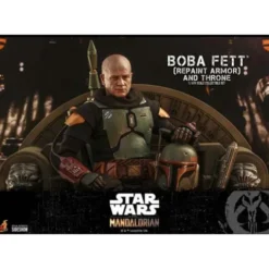 Star Wars The Mandalorian Figura 1/6 Boba Fett (Repaint Armor) and Throne 30 cm Hot Toys