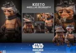 Star Wars: The Mandalorian & Grogu Life-Size Masterpiece Figura a escala real Keeto (Anzellan Droidsmith) 26 cm