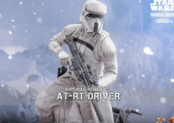 Star Wars: The Mandalorian & Grogu Movie Masterpiece Set de Figuras 1/6 Imperial Remnant AT-RT Driver & AT-RT 60 cm