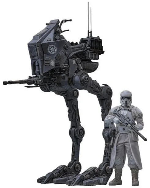 Star Wars: The Mandalorian & Grogu Movie Masterpiece Set de Figuras 1/6 Imperial Remnant AT-RT Driver & AT-RT 60 cm