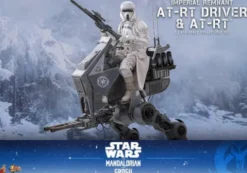 Star Wars: The Mandalorian & Grogu Movie Masterpiece Set de Figuras 1/6 Imperial Remnant AT-RT Driver & AT-RT 60 cm