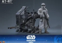 Star Wars: The Mandalorian & Grogu Movie Masterpiece Set de Figuras 1/6 Imperial Remnant AT-RT Driver & AT-RT 60 cm