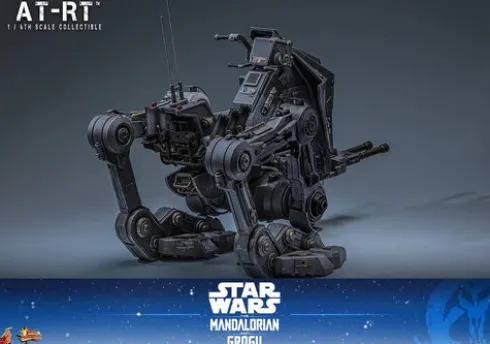 Star Wars: The Mandalorian & Grogu Movie Masterpiece Set de Figuras 1/6 Imperial Remnant AT-RT Driver & AT-RT 60 cm