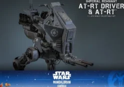 Star Wars: The Mandalorian & Grogu Movie Masterpiece Set de Figuras 1/6 Imperial Remnant AT-RT Driver & AT-RT 60 cm